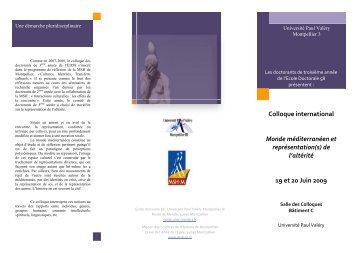 Programme au format PDF - La Maison des Sciences de l Homme ...