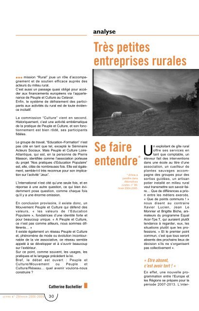 Lettre 29.pdf - Peuple et Culture