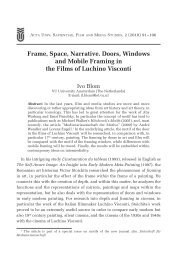 Frame, Space, Narrative. Doors, Windows and Mobile Framing in ...