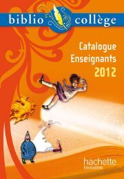 Catalogue Enseignants 2012 - Hachette Education