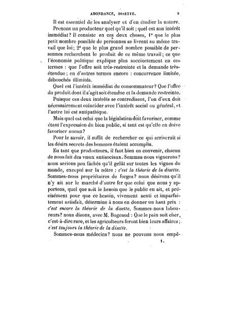 Bastiat, Frédéric (1801-1850). Oeuvres complètes de Frédéric ...