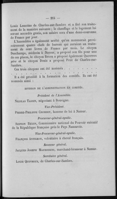 documents & rapports - Mémoires du Hainaut