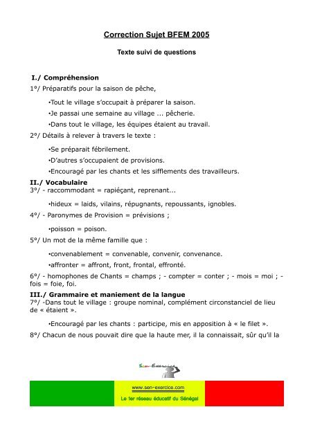 Correction dissertation bfem 03 picture