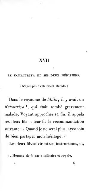 Contes et apologues indiens inconnus jusqu'ce jour : suivis de ...