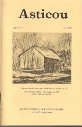 Asticou, cahier no. 17 (avril 1977), Société historique de l'Ouest du ...