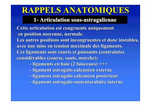 Biomécanique du pied - ClubOrtho.fr