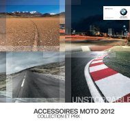 CATALOGUE BMW ACCESSOIRES ... - Moto Plus