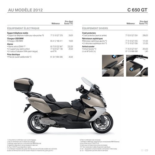 CATALOGUE BMW ACCESSOIRES ... - Moto Plus