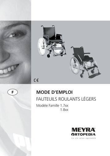 MODE D'EMPLOI FAUTEUILS ROULANTS LÉGERS - Meyra