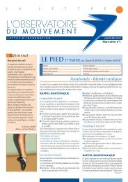 N° 1 Le Pied 1ère partie - Observatoire du Mouvement