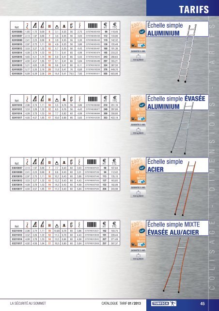 catalogue taRIF2013 - tubesca