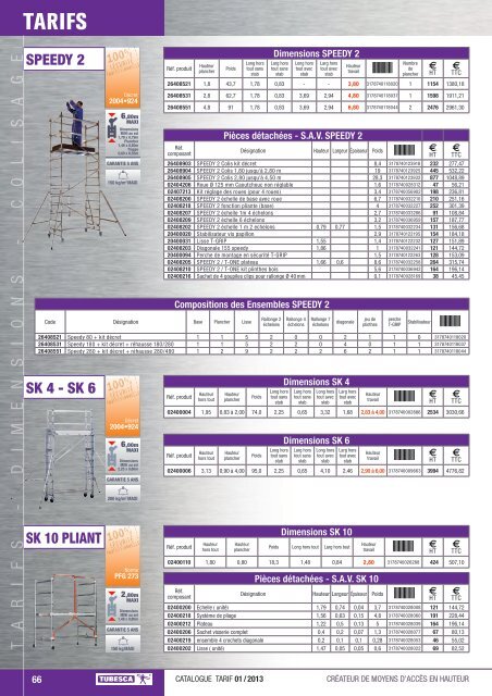 catalogue taRIF2013 - tubesca