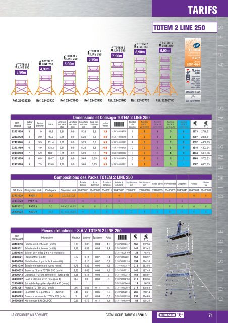 catalogue taRIF2013 - tubesca