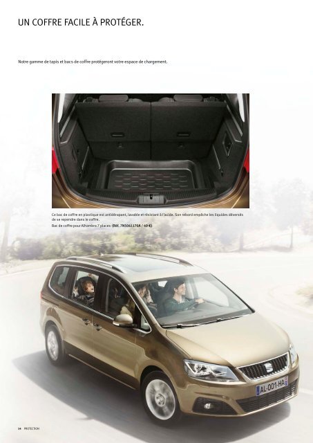 Catalogue Accessoires SEAT Alhambra