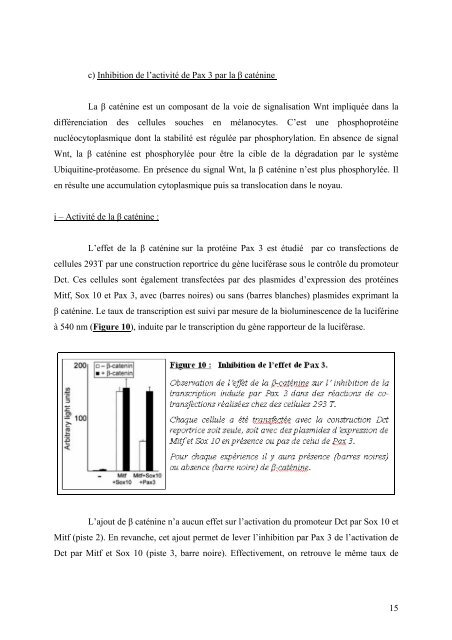 Etude de Pax 3 dans la différenciation des cellules souches - M2 ...