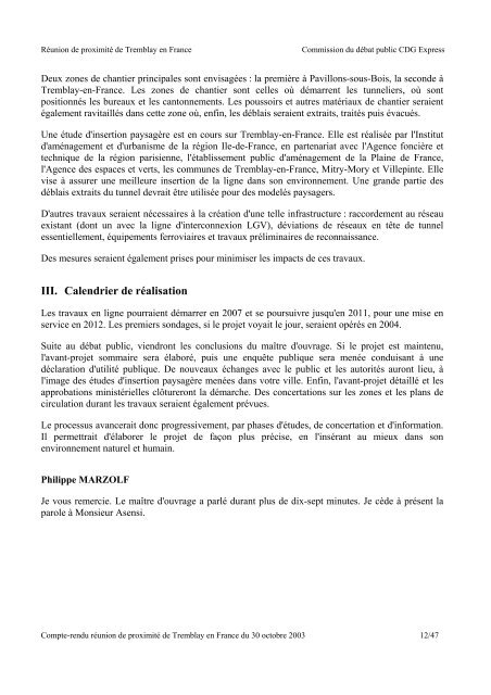 Compte-rendu - Commission nationale du débat public