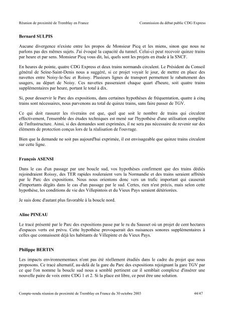 Compte-rendu - Commission nationale du débat public