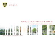 PERIMETRE DE REVITALISATION URBAINE Ville d'Ath