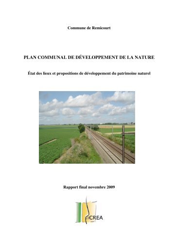 plan communal de développement de la nature - PCDN Remicourt
