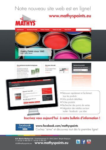 Notre nouveau site web est en ligne! - Martin Mathys N.V.