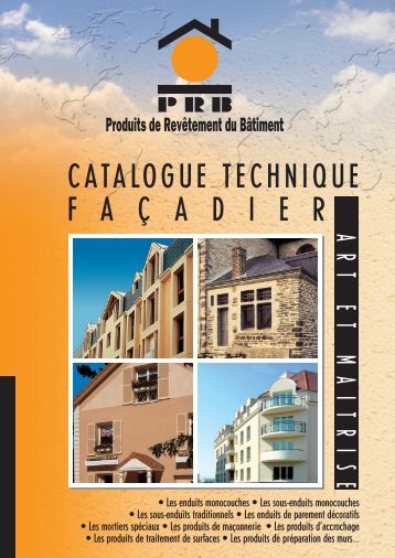 Catalogue Façadier - Econology