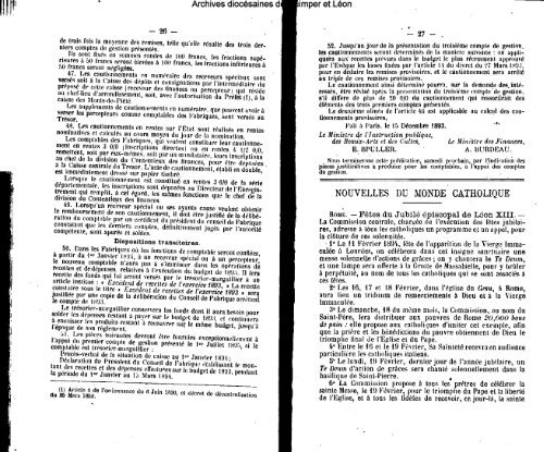 1894 - Diocèse de Quimper et du Léon