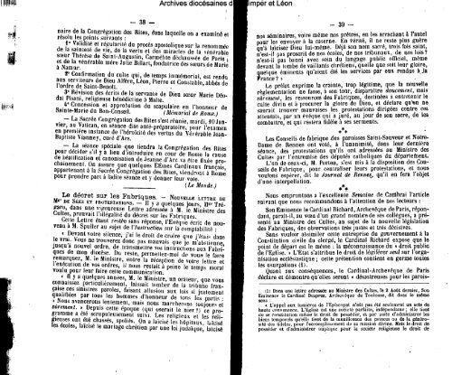 1894 - Diocèse de Quimper et du Léon