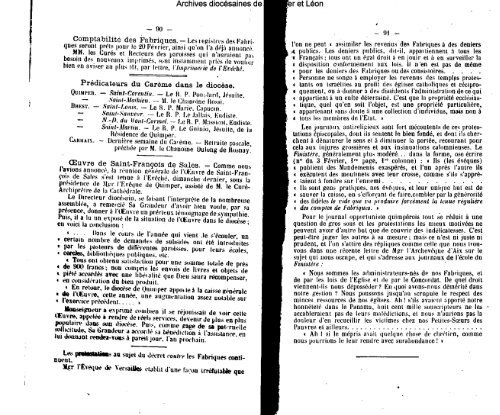 1894 - Diocèse de Quimper et du Léon