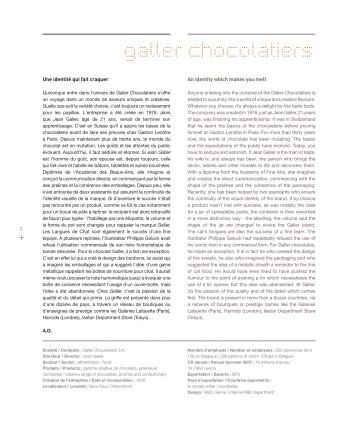 Galler Chocolatiers - Wallonie Design
