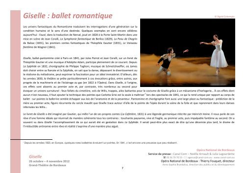 Giselle, ou les Wilis [Jude] Oct/Nov 2012 - Opéra de Bordeaux