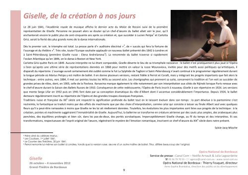 Giselle, ou les Wilis [Jude] Oct/Nov 2012 - Opéra de Bordeaux