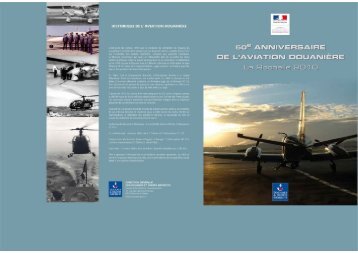 Plaquette des 50 ans d'aviation douanière (PDF-7 Mo) - Douane