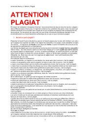 ATTENTION ! PLAGIAT - Université Nancy 2