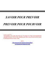 Savoir pour prévoir, Prévoir pour Pourvoir - 1944 - Site personnel de ...