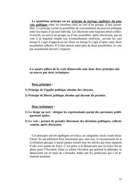 MANIFESTE POUR LA VRAIE DÉMOCRATIE - Etienne Chouard