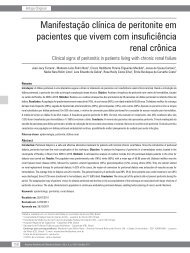 Manifestação clínica de peritonite em pacientes que vivem com ...