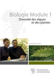 Biologie Module 1 - OER@AVU - African Virtual University