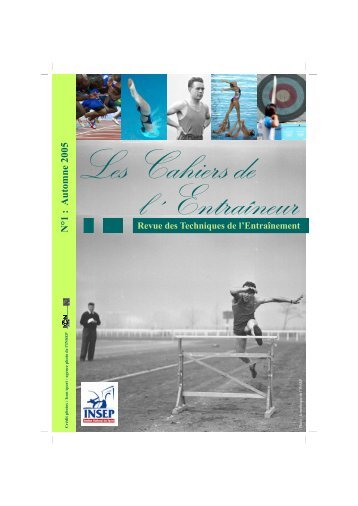 Cahiers de l'Entraineur n°1 - Insep