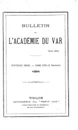 1894 - Académie du Var