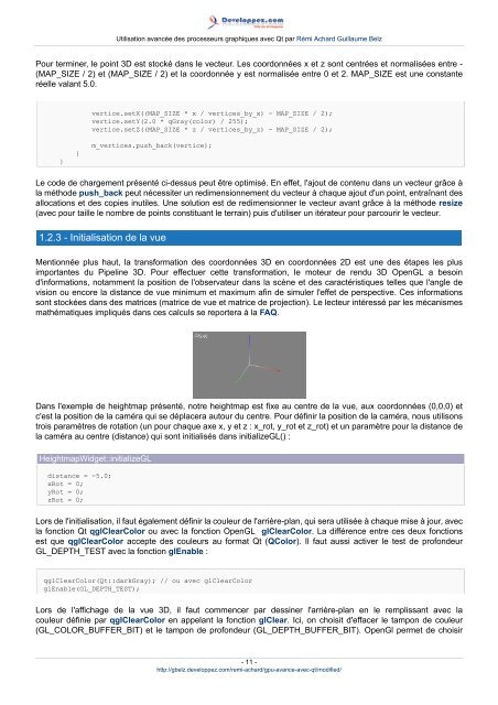 Utilisation avancée des processeurs graphiques avec Qt