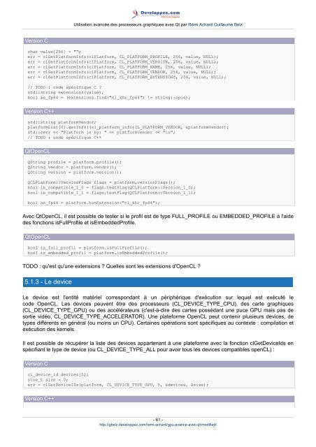 Utilisation avancée des processeurs graphiques avec Qt