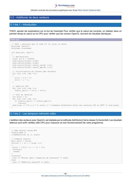 Utilisation avancée des processeurs graphiques avec Qt