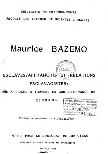 Maurice BAZEMO