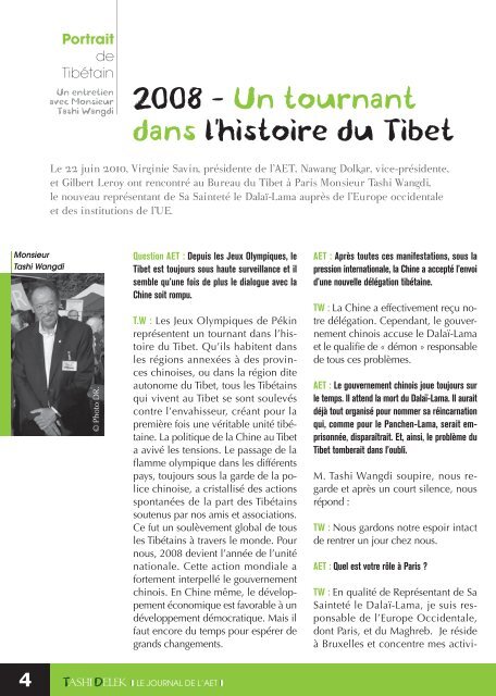 Télécharger le TD 67 en format PDF - Aide à l'enfance tibétaine