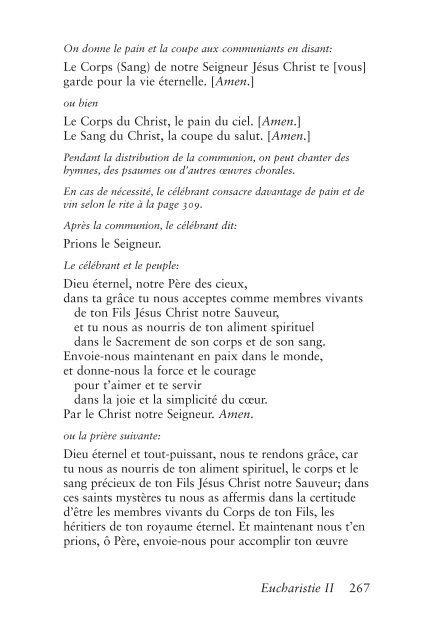 Le Livre de la Prière Commune - Church Publishing