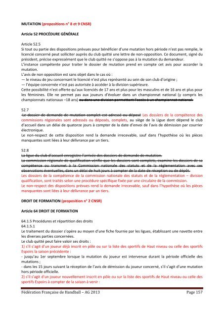 Télécharger le document - Fédération française de handball