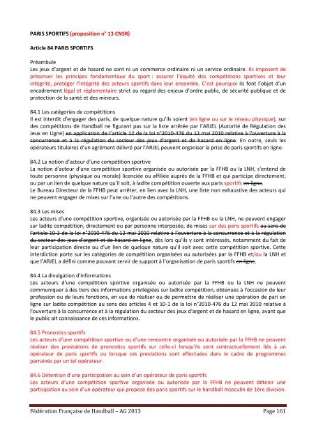 Télécharger le document - Fédération française de handball