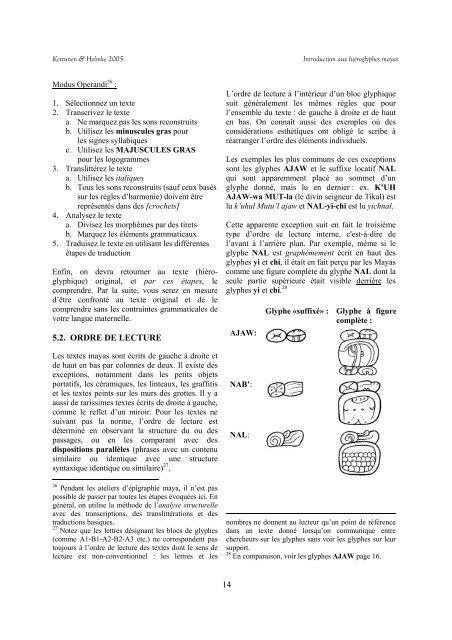 Introduction aux Hiéroglyphes Mayas - Mesoweb