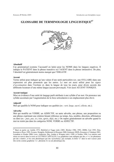 Introduction aux Hiéroglyphes Mayas - Mesoweb