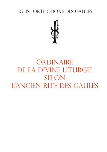 télécharger le document - Eglise Orthodoxe des Gaules